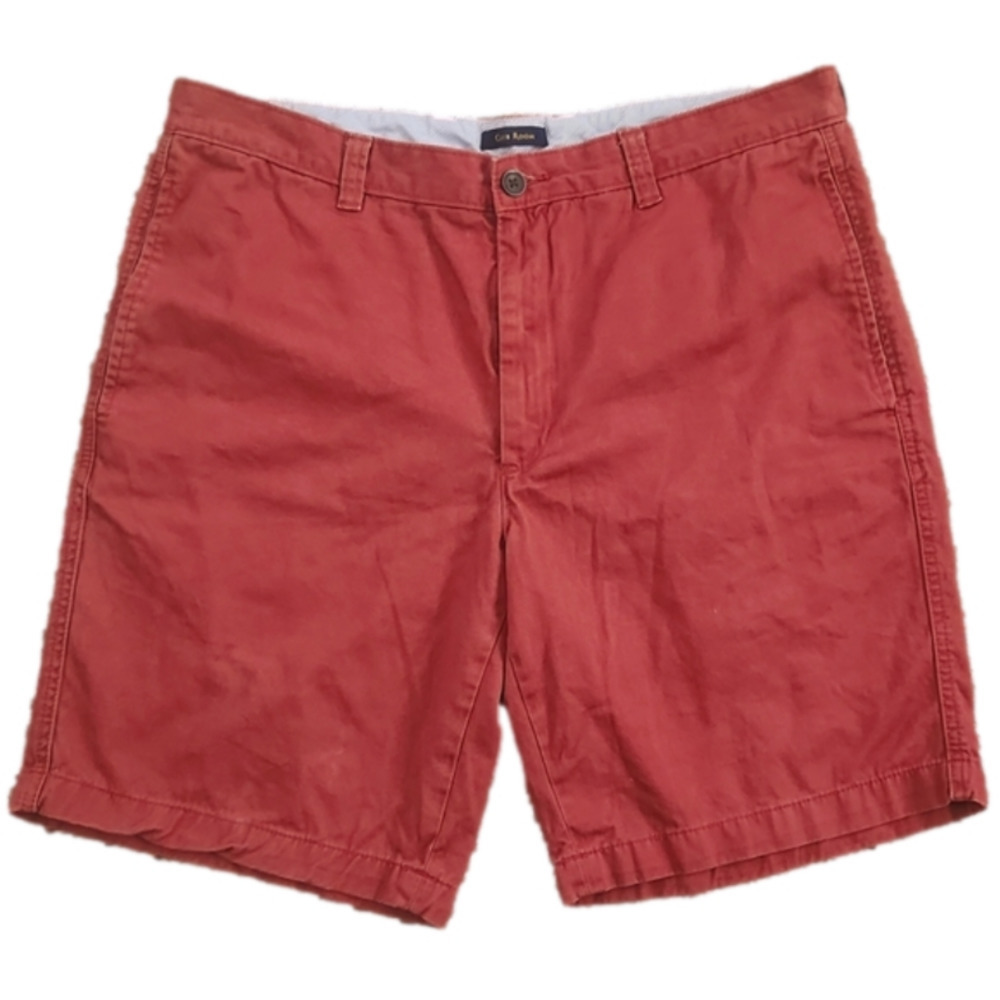 Club Room Faded Red 36 Waist Shorts